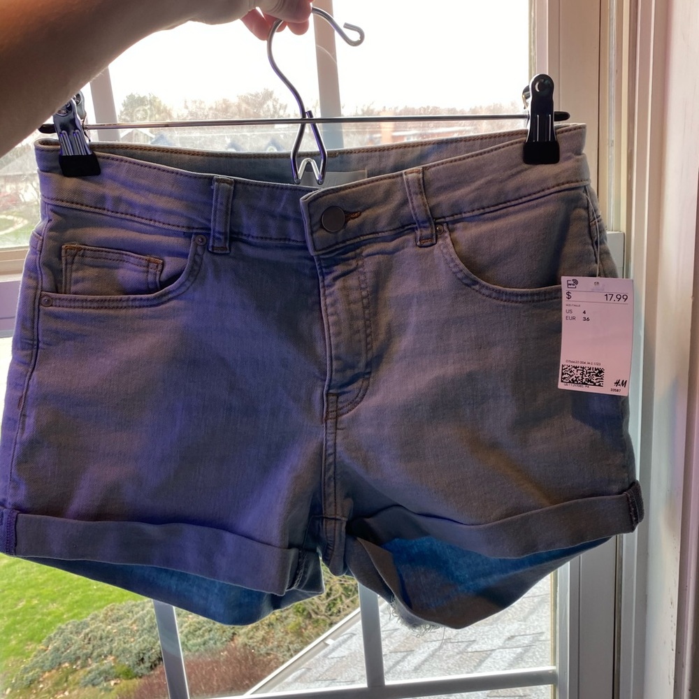 High waisted shorts